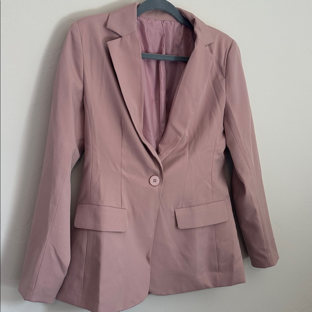 Pink Blazer Jacket